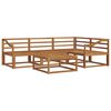 vidaXL Conjunto de Sof&aacute;s para Exterior 5 pcs Natural