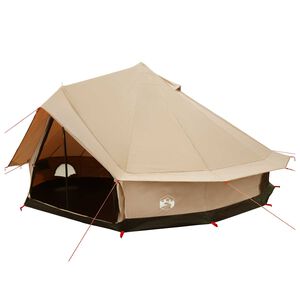 vidaXL Barraca Familiar 10 pessoa Creme Polialgod&atilde;o
