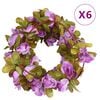 vidaXL Grinaldas de flores 6 pcs 250 cm roxo claro