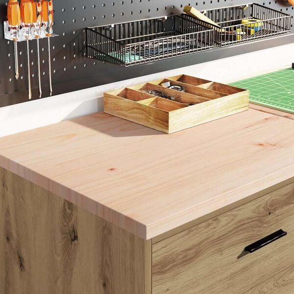 vidaXL Armários de garagem 2pcs madeira processada carvalho artisiano