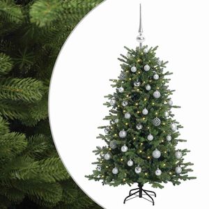 vidaXL &Aacute;rvore de Natal artificial com bolas 120 cm 150 LED