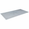 vidaXL Grelha Prateado 100 x 50 x 2 cm A&ccedil;o Galvanizado a Quente