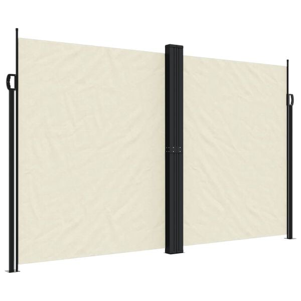 vidaXL Toldo lateral retr&aacute;til 200x1200 cm cor creme