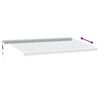 vidaXL Toldo retr&aacute;til autom&aacute;tico com LED 600x350 cm antracite/branco