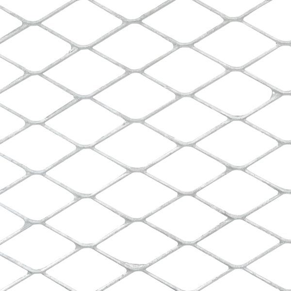 vidaXL Tela de reten&ccedil;&atilde;o de areia 100x60 cm prateado