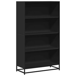 vidaXL Estante 80,5x35x139 cm derivados de madeira preto