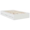 vidaXL Estrutura da Cama Branco 120 x 200 cm Madeira de Engenharia
