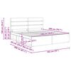 vidaXL Estrutura da Cama com cabeceira Cinza Sonoma 180 x 200 cm