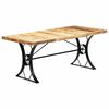 vidaXL Mesa de jantar madeira de mangueira maci&ccedil;a 180x90x76 cm