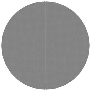vidaXL Pano para chão de piscinas Ø244 cm poliéster geotêxtil cinza
