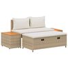vidaXL Conjunto de Sof&aacute;s para Exterior 4 -Seater 4 unid. Retangular