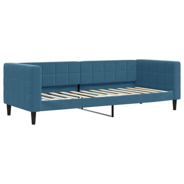 vidaXL Sof&aacute;-cama 80x200 cm veludo azul