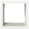 vidaXL Suporte para lenha 60x40x60 cm a&ccedil;o branco