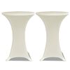 Toalha de Mesa el&aacute;stica &Oslash;60, Creme / 2 pe&ccedil;as