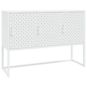 vidaXL Aparador 105x35x75 cm a&ccedil;o branco