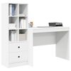 vidaXL Mesa com gaveta 2 pcs Branco