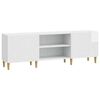 vidaXL Gabinete para TV 150 x 31 x 50 cm Branco Brilhante
