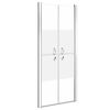 vidaXL Porta de duche ESG semiopaco 86x190 cm