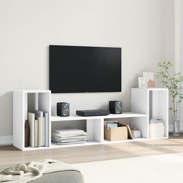 vidaXL M&oacute;veis de TV 2 pcs 75x30x50 cm derivados de madeira branco