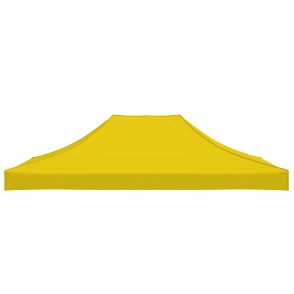 vidaXL Teto para tenda de festas 4x3 m 270 g/m&sup2; amarelo