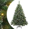 vidaXL &Aacute;rvore de Natal Artificial com 150 LEDs Verde 120 cm PE e PVC