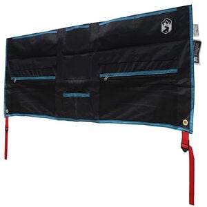 vidaXL Saco de Armazenamento Preto e Azul 98 x 47 cm oxford