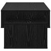 vidaXL Mesa de centro Carvalho Preto 105 x 50 x 32,5 cm