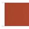 vidaXL Toldo vertical 140x360 cm tecido oxford cor terracota