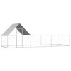 vidaXL Galinheiro 6x2x2 m a&ccedil;o galvanizado
