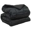 vidaXL Edredom de Inverno 155 x 220 cm 450 gsm Preto