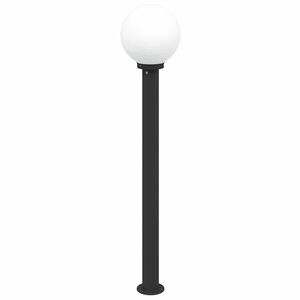 vidaXL Lumin&aacute;ria de poste 120 cm Preta IP44