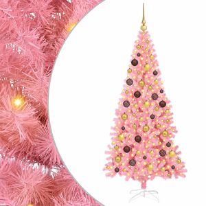 vidaXL &Aacute;rvore de Natal Rosa 180 cm PVC
