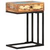 vidaXL Mesa de apoio formato em U 45x30x61cm madeira recuperada maci&ccedil;a