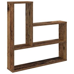 vidaXL Prateleira de Parede Madeira antiga 60 x 11 x 60 cm