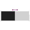 vidaXL Toldo lateral retr&aacute;til 160 x 500 cm preto