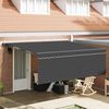 vidaXL Toldo Retr&aacute;til Antracite 400 &times; 300 cm Poli&eacute;ster e Alum&iacute;nio