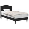 vidaXL Estrutura da Cama Preto 90 x 190 cm Couro Sint&eacute;tico