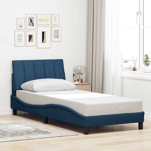 vidaXL Estrutura de cama sem colch&atilde;o Hanko 80x200 cm azul