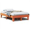 vidaXL Cama sem colch&atilde;o 120x200 cm madeira pinho maci&ccedil;a castanho-mel