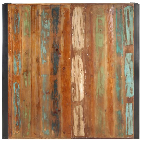 vidaXL Mesa de centro 120x120x40 cm madeira recuperada maci&ccedil;a