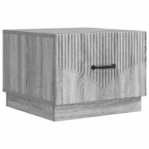 vidaXL Mesa de centro Sonoma Cinzento 49 x 50 x 37 cm