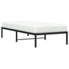 vidaXL Estrutura de cama 90x200 cm metal preto