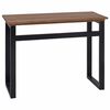 vidaXL Mesa Natural Madeira de Teca S&oacute;lida 100 x 45 x 75cm