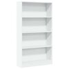 vidaXL Estante 80x24x143 cm derivados de madeira branco
