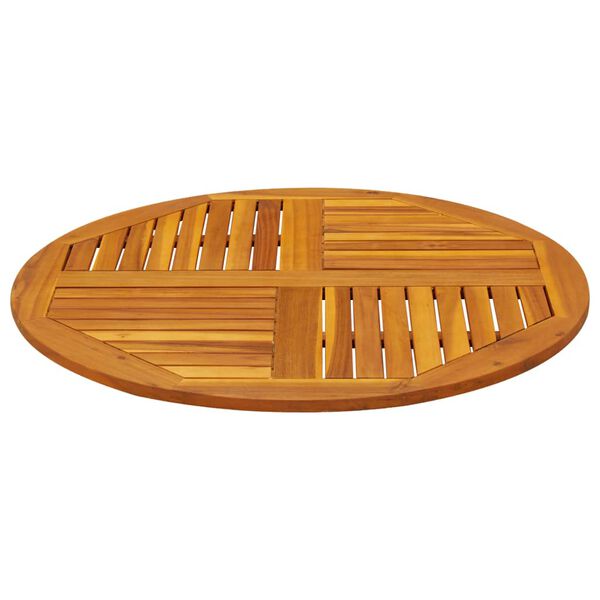 vidaXL Tampo de mesa redondo Ø90x2,2 cm madeira de acácia maciça