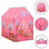 vidaXL Tenda de brincar infantil com 250 bolas 69x94x104 cm rosa