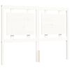 vidaXL Cama sem colch&atilde;o 140x190 cm madeira de pinho maci&ccedil;a branco