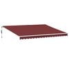 vidaXL Toldo retr&aacute;til autom&aacute;tico com luz LED 450x350 cm bord&ocirc;