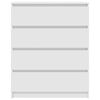 vidaXL Aparador 80x35x99 cm derivados de madeira branco
