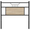vidaXL Cabeceira de cama 75cm derivados de madeira/a&ccedil;o carvalho sonoma